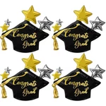 4PCS Graduation Cap Balloons Big Congrats Hat Foil For Class Of.... Fixed Price $14.81.