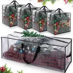 Pack Christmas Storage Bags, 7.5 Ft Tree Large 4 Garland .... Fixed Price $51.88.