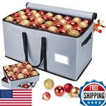 Brosyda Christmas Ornament Storage Box, Organizer Fits 128 Of 3. Fixed Price $67.80.