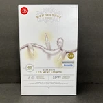 Wondershop 60CT Led Smooth Mini Christmas String Lights Warm White By Philips. Fixed Price $15.29.