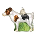 Old World Christmas Jack Russell Terrier Glass Blown 2.500, Multi-colored. Fixed Price $32.99.