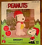 Snoopy Woodstock Peanuts 3.5 Ft. Christmas Inflatable Airblown. Fixed Price $44.95.