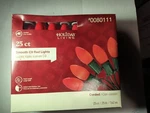 Holiday Living 25CT Ceramic Red C9 Christmas Lights Corded Indoor /outdoor New. Fixed Price $14.99.