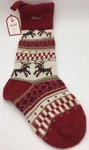 Pottery Barn Matt Classic Fair Isle Reindeer Wool Stocking Christmas Holiday. Fixed Price $65.02.
