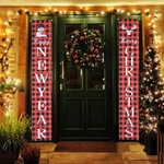 Yescom Christmas New Year Door Porch Sign Banner Hanging 2PCS Party Decorations. Fixed Price $24.90.