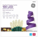 Ge Staybright 100-COUNT 24.75-FT Sparkling Warm White Led Christmas String Light. Fixed Price $19.99.