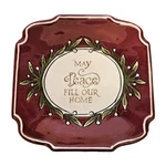 Grasslands Road Tidbit Dish Trinket Bowl Ceramic May Peace Fill Our Home 5" X. Fixed Price $13.95.