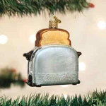 Old World Christmas Retro Toaster Blown Glass Ornament 32234. Fixed Price $19.88.