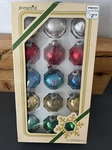 Vtg Pyramid 15 1.75 Diameter Multi Color Ornaments Glass Bulbs Christmas Usa. Fixed Price $19.99.