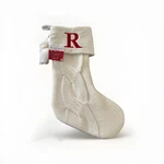 St. Nicholas Square 21 Inch White Knitted Initial Monogram Christmas Stocking. Fixed Price $19.79.