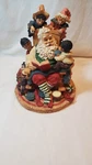 Santa Claus Figure Collectible 9" Reading Kids Christmas Home Decoration Toys. Fixed Price $32.00.