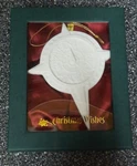2002 Demdaco Christmas Wishes Ornament Compass 3" X 4" Wisdom New #44012 Nib. Fixed Price $6.00.