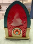 Gemmy North Pole Radio Christmas Prop Lights Up, Sound W/motion Detection. Fixed Price $25.00.