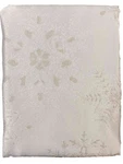 Holiday Ivory With Glittering Snowflakes, Fabric 60X84 Ob. Fixed Price $31.88.