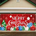 Gisgfim Christmas Ball Garage Door Cover Merry Banner Decorations L.... Fixed Price $27.53.