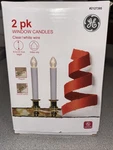 New! Ge Pk Window Christmas Candles Clear White 8.5 /21.5 Cm (wired) 2127395. Fixed Price $12.95.