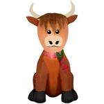 Holiday Time Gemmy 3.5 Foot Scottish Highlander Cow Christmas Inflatable New. Fixed Price $24.95.
