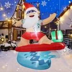 Christmas Inflatable Santa Claus Decorations Outdoor 6.5FT Hawaiian Blue. Fixed Price $65.58.