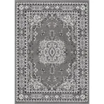 Home Dynamix Lyndhurst Premium Traditional Bordered Medallion Gray Area Rug. Fixed Price $139.99.