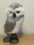 Vintage Jaclyn Smith White Owl Christmas Tree Topper Ornament Nature Bird. Fixed Price $30.50.