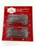 Classic Christmas Tree Ornament Hooks 2-1/2 Inch Metal Pk Of 120 Holiday Time. Fixed Price $6.99.