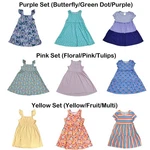 Member's Mark Girl's 3 Pack Soft Lightweight Stretch Knit Dresses. Fixed Price $19.99.