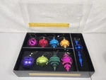 Jewel Tone Flocked Hand Crafted Glass Christmas Ornaments Set Of 9 Costco. Fixed Price $62.99.