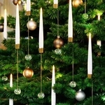 Christmas Tree Candles With Remote, 12 Pack Battery Operated Candle.... Fixed Price $56.78.