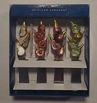 Rare Boston Warehouse Heirloom Christmas Fruit Cheese Spreading Knives (B2-E4). Fixed Price $38.99.