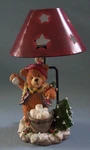 Teddy Bear Tea Light Candle Lamp Holder Christmas Snowballs Tree Holiday Stars. Fixed Price $24.99.