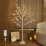 4FT Lighted Birch Tree With 72 Led Lights For Indoor/outdoor Decor. Fixed Price $79.99.