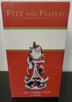 Fitz & Floyd Regal Holiday Santa Musical Figurine "deck The Halls" - New W/ Box. Fixed Price $89.96.
