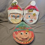 3 Vintage Hefty Zoo Pals Paper Plates Merry Christmas New 16 Ct Package. Fixed Price $54.97.
