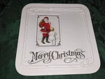 Grasslands Road Christmas Dessert Plate Hanging Plaque. Fixed Price $17.99.