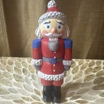 Lenox - The Collector's Treasury Of Santas Nutcracker Style Figurine 1996. Fixed Price $18.00.