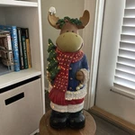 Vintage Target Light Up Moose Christmas Decoration. Fixed Price $75.00.