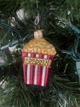 Popcorn Blown Glass Christmas 3.5" Ornament. Fixed Price $21.00.