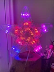 9" Led Star Lights Christmas Tree Topper, Lamp Home Bar Shop Decoration. Fixed Price $12.99.
