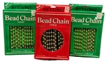 3 Boxes Vtg Gold Bead Chain Garland Tree Trimming New Each 15 Ft Long. Fixed Price $12.99.