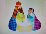 Gemmy Merry And Bright Nativity Scene Inflatable 6 Ft New. Fixed Price $79.99.