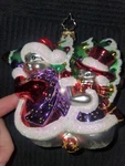 Christopher Radko "tree For Two" Snowman Glass Ornament #1014592 (2010). Fixed Price $139.99.