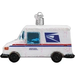 Old World Christmas Glass Blown Ornament, Usps Mail Truck (with Owc Gift Box). Fixed Price $20.40.