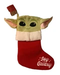 Baby Yoda Disney Star Wars Christmas Stocking Joy The Galaxy Embroidered New. Fixed Price $19.99.