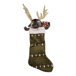 Gemmy Disney Frozen Sven 22" Animated Musical Christmas Stocking Green Sings. Fixed Price $40.46.