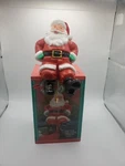 Hallmark Stocking Hanger Holder Santa Claus Vtg 1988 Holiday Christmas. Fixed Price $11.99.