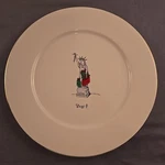 Merry Masterpieces 1999 Dayton Hudson Christmas 10.75" Dinner Plate Taxi!. Fixed Price $13.59.