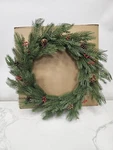 New! Hearth & Hand Magnolia Artificial 32 Faux Wreath Pine Berry. Fixed Price $36.99.