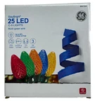 Ge Staybright 25-COUNT Multicolor C9 Led Faceted Christmas String Lights. Fixed Price $16.19.