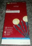 New Holiday Living Led 25CT Globes Warm White Christmas String Lights W/timer*. Fixed Price $15.00.
