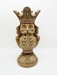 Authentic Holiday Time Brown Nutcracker Christmas Pillar Candle Holder 9" Viral. Fixed Price $35.00.